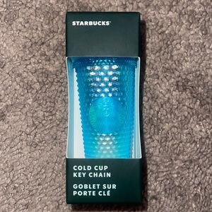 Starbucks blue ombré keychain